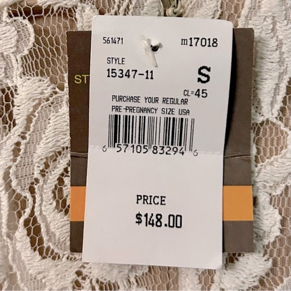 π A Pea in the Pod Taylor Lace Maternity Dress NWT size Small - Picture 10 of 14